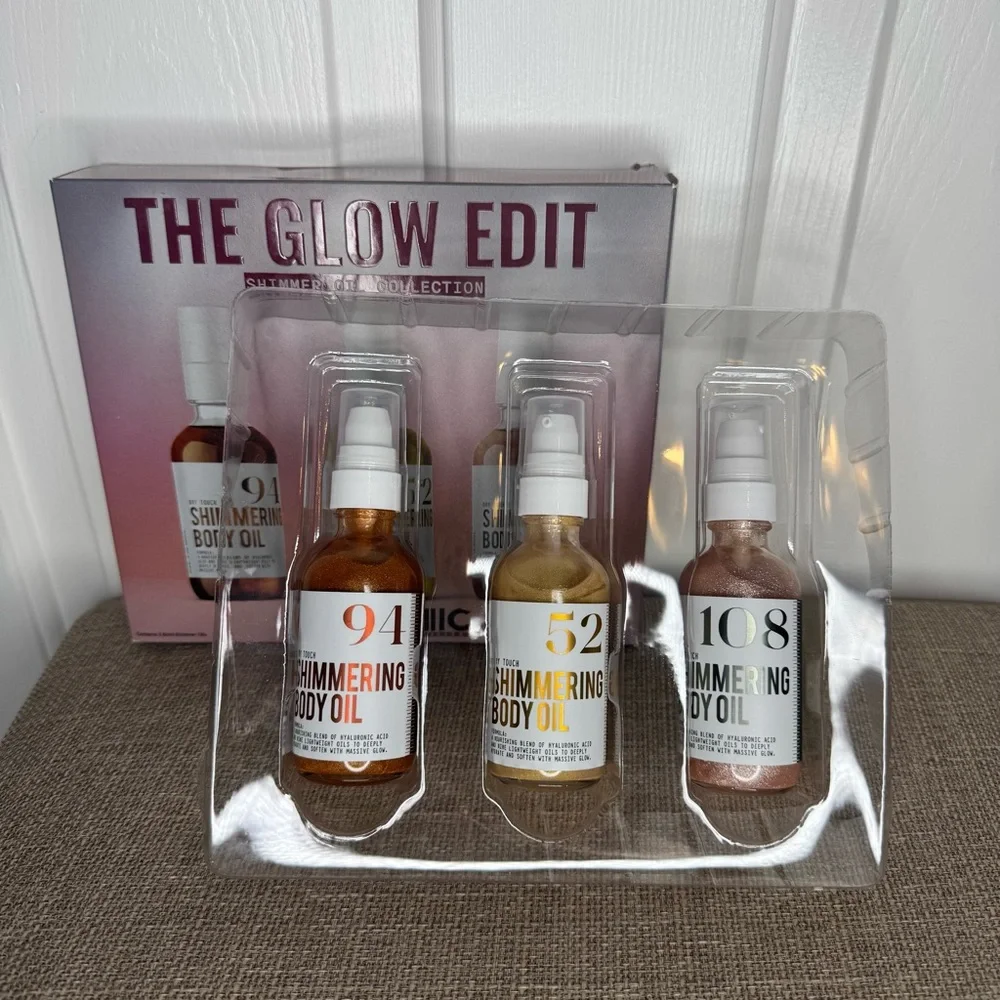 MIIM MIIC The Glow Edit Shimmer Body Oil Vanilla Strawberry 94, 52, 108 3x 2 oz - Picture 4 of 4